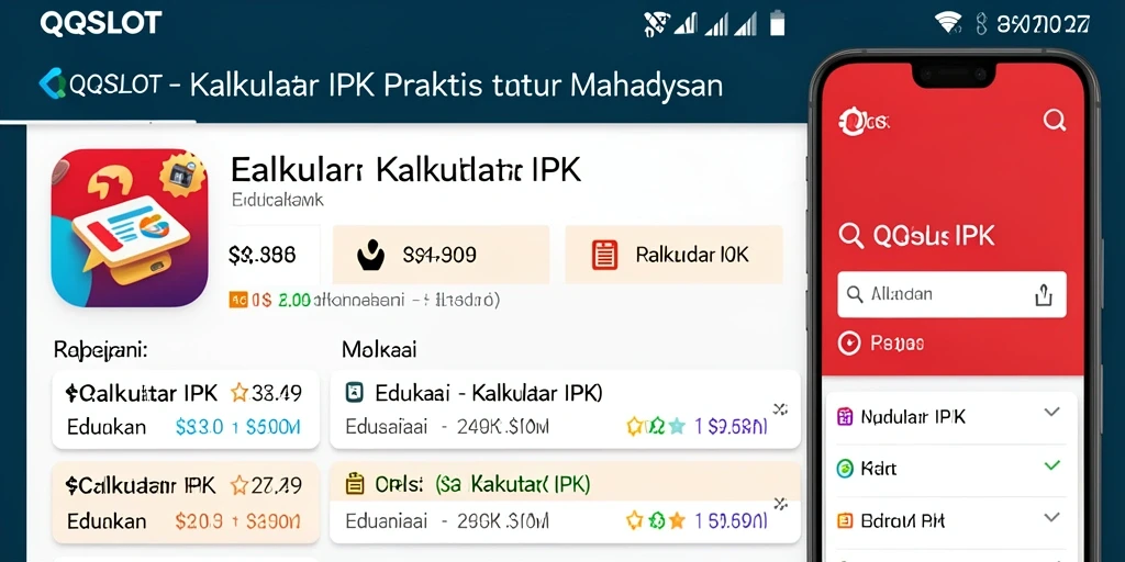 Antarmuka sederhana dari QQSLOT untuk menghitung IPK.