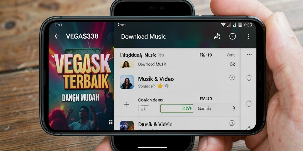 Antarmuka VEGAS338 yang menarik dan fungsional untuk Download Musik